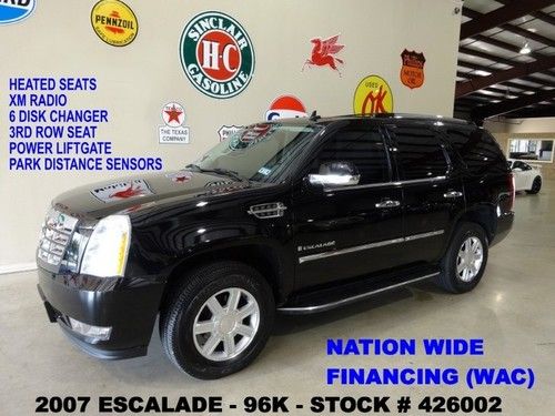 2007 escalade rwd,remote start,htd lth,bose,6 disk cd,18in whls,96k,we finance!!