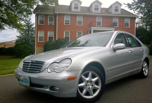 2001 mercedes-benz c240: 2.6l v6 automatic 4-door sedan [silver]