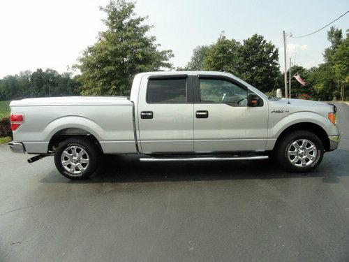 2013 ford f-150 xlt crew cab pickup 4-door 5.0l, sirius xm &amp; extras, 3493 miles