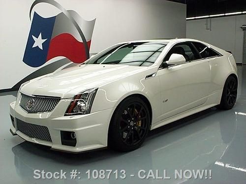 2013 cadillac cts v supercharged sunroof nav recaro 11k texas direct auto