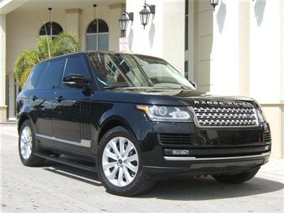 2013 range rover hse 6k miles black/black