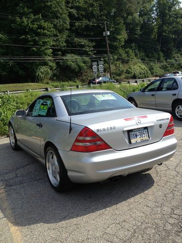 MERCEDS SLK COMPRESSOR SPORTS ROADSTER TWO SEATER HARD-TOP CONVERTIBLE, image 2