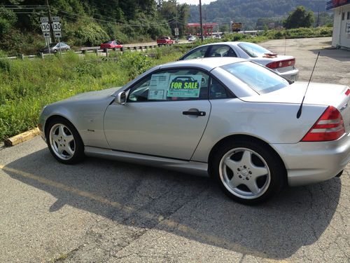 MERCEDS SLK COMPRESSOR SPORTS ROADSTER TWO SEATER HARD-TOP CONVERTIBLE, image 3