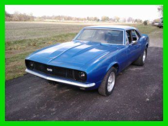 1967 chevy camaro ss rs 454 automatic rwd coupe blue