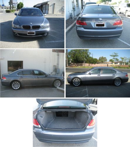 2007 bmw 750li base sedan 4-door 4.8l