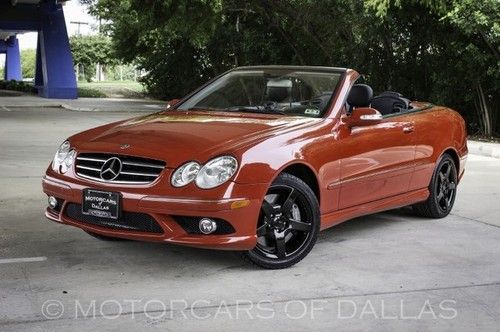 2006 mercedes clk 500 convertible navigation sat. radio woodtrim heated seats