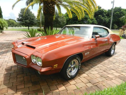 Genuine 1971 pontiac gto, numbers matching, 400-v8, a/c, auto, ps, pb, no reserv