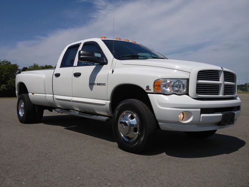 39k miles! 6 speed 5.9 cummins laramie diesel! 2005 dodge ram 3500 4x4! 1 owner!