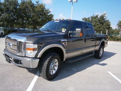 2008 ford f350 lariat c/c 6.4l v8 turbo diesel 4x4 florida truck clean carfax