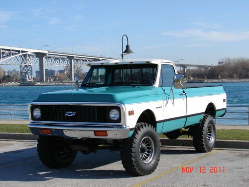 72 chevy pickup 1 ton 4x4 frame off restoration