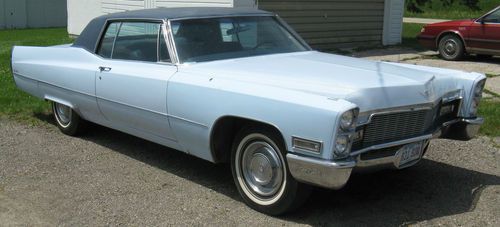 1968 cadillac deville base hardtop 2-door 7.7l