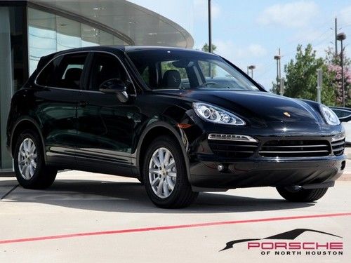 2013 porsche cayenne s hybrid black cpo nav bose rear camera