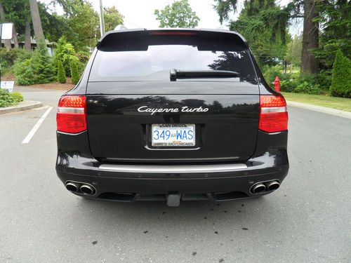 AMAZING Black on Black CAYENNE TURBO, image 5