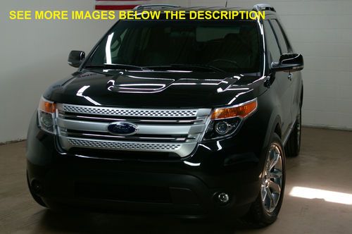 2013 ford explorer xlt, fwd, leather chrome premium wheels, warranty.