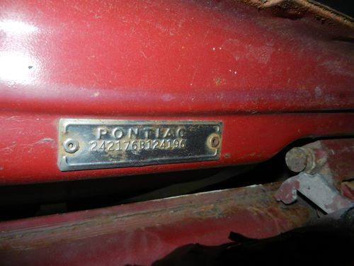 Genuine 1966 pontiac gto coupe, real "242" car, complete project, clean title!