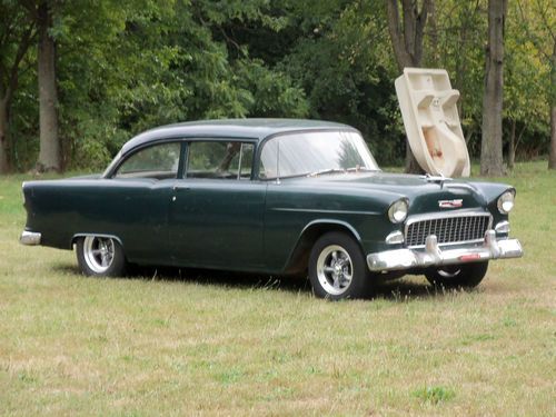 1955 Chevy 2 door seadan 150 48K miles gasser hot rod street rod, image 2