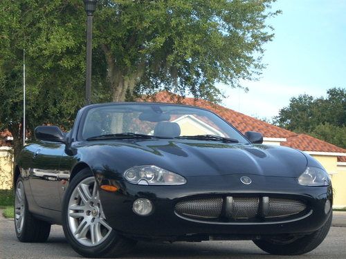 Xkr convertible,4.2l 6 speed supercharged,black, low miles, simply gorgeous!!!!!