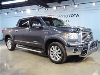 2011 toyota tundra platinum crew max 4x4 nav sunroof 20"wheels tow pkg