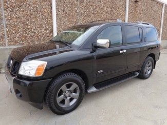 2005 nissan armada se 2wd-factory dvd-tv-third row-carfax certified-no reserve
