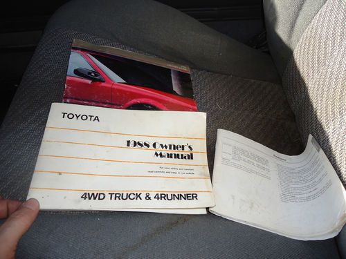 Toyota 4runner 4 RUNNER SR5 4WD RUST FREE SOUTHERN TRUCK REMOVABLE TOP CHEAP!, image 20
