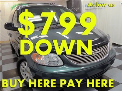 2002(02) town &amp; country we finance bad credit! buy here pay here low down $799