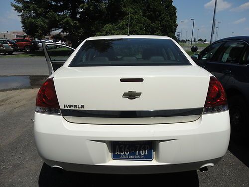 2006 chevrolet impala patrol car, white, cruise, power seats, power locks, psu