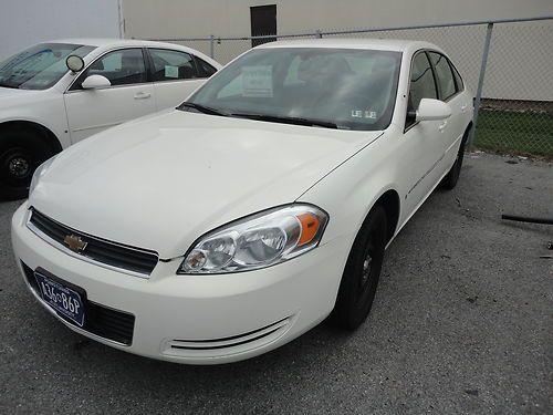 2006 Chevrolet Impala Patrol Car, White, Cruise, Power Seats, Power Locks, PSU, image 19