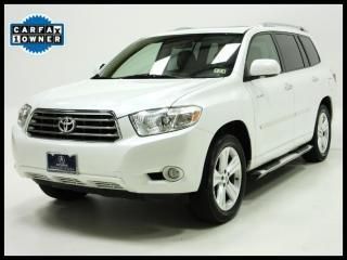 2008 toyota highlander limited leather sunroof backup cam heated seats third row