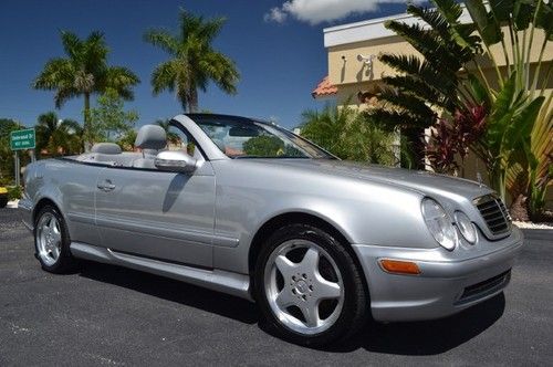 Florida convertible clk430 hids heated leather amg wheels 79k just serviced
