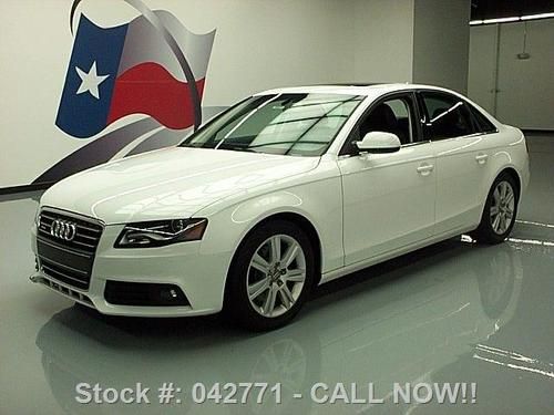 2011 audi a4 2.0t quattro premium plus awd 6spd sunroof texas direct auto