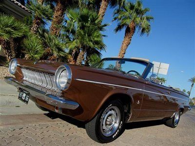 1963 dodge dart gt convertible matching numbers original miles mopar no reserve