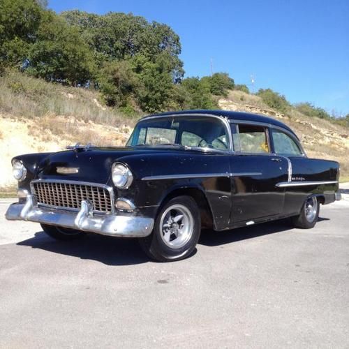 1955 chevrolet bel air 2 dr 1 owner texas car  drive anywhere 2day numbers match