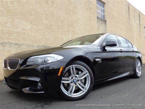 2011 bmw 535i xdrive warranty m sport camera navigation rear dvd $72,825 msrp!!!