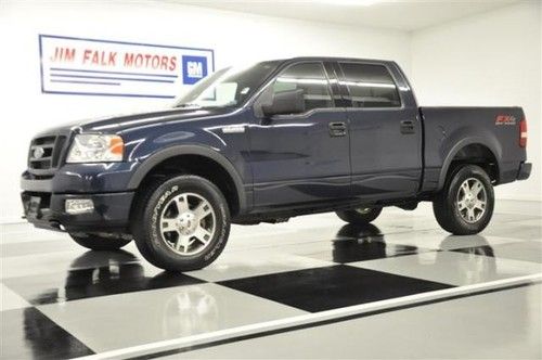 04 xlt fx4 4wd 4x4 off road crew truck leather park assist blue power cruise 05