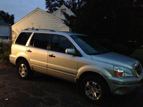 2003 honda pilot ex-l suv 3.5l 1-owner dvd clean carfax fully loaded