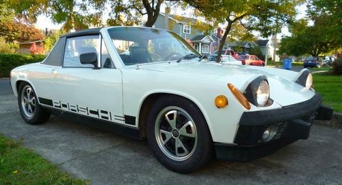 Porsche 914 1974 appearance group 1.8 white nice running driver complete