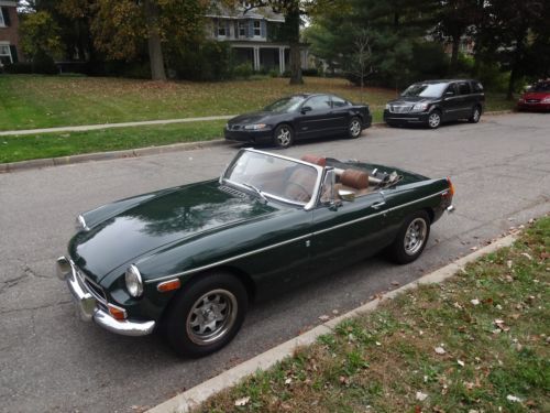 1974 mgb chrome bumper roadster