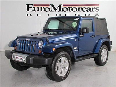 Blue gray soft top stick sahara 4x4 best deal local wrangler jeep low black top