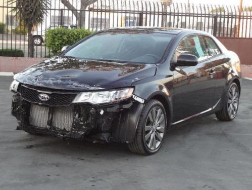 2013 kia forte koup sx damaged salvage runs! economical only 7k miles wont last