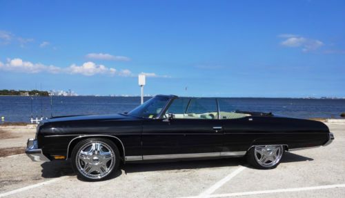1973 chevy caprice classic convertible 1 of a kind  mint low org miles!! dub jl