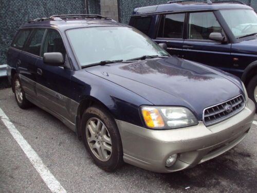 2004 subaru legacy outback wagon, 5 spd, repairable, easy fix, awd, new clutch