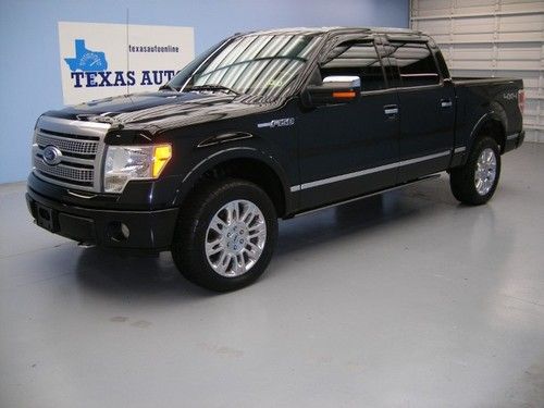 We finance!!!  2010 ford f-150 platinum 4x4 flex-fuel roof nav rcamera 20 rims!!