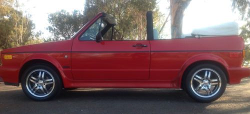 1992 volkswagen cabriolet wolfsburg edition convertible 2-door 1.8l