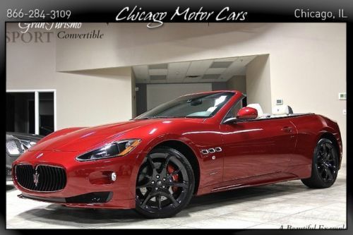 2012 maserati granturismo sport convertible only 2k miles! one owner! loaded!