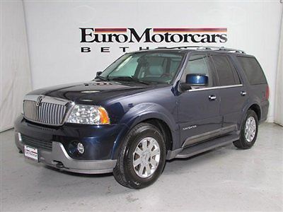 Lincoln navigator navigation leather blue grey best deal dealer 04 05 financing