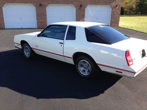 1987 monte carlo ss aerocoupe   81,000 miles