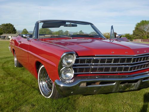 1967 ford galaxie 500 xl convertible, 2 dr, custom interior, auto 390 v8