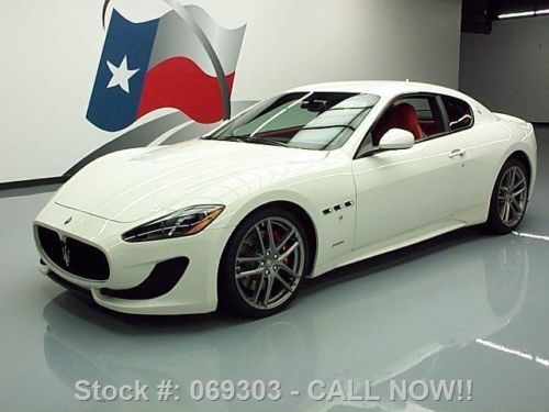 2013 maserati granturismo sport red leather nav 999 mi texas direct auto