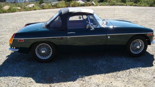 1972 MGB British Racing Green,chrome bumper,overdrive,tan interior,convertible, US $7,000.00, image 6