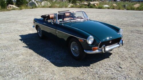1972 MGB British Racing Green,chrome bumper,overdrive,tan interior,convertible, US $7,000.00, image 8